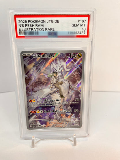 Ns Reshiram JTG 167 PSA10, DE