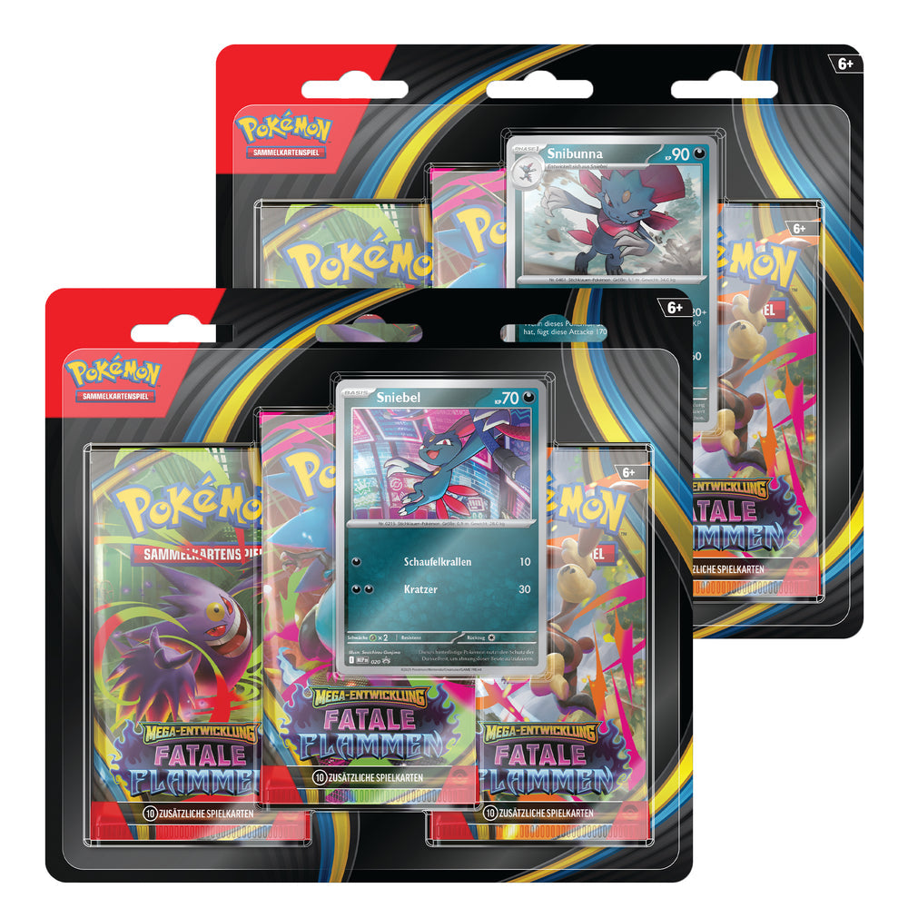 Fatale Flammen 3-Pack Blister, DE