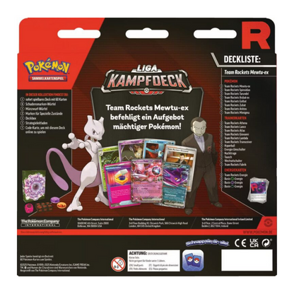 Team Rockets Mewtu ex Kampfdeck, DE