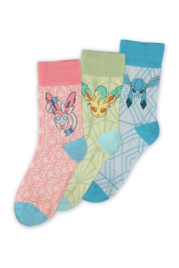 Pokémon Socken 3er-Pack Evoli Evolution 3.0 35-38