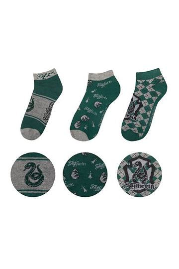 Harry Potter Knöchelsocken 3er-Pack Slytherin