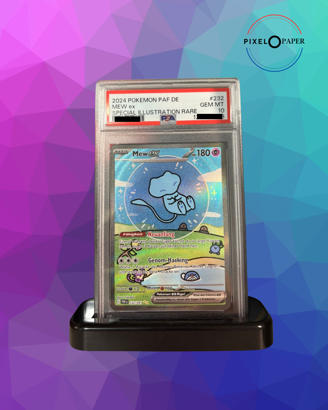 Mew ex PAF 232 PSA 10, DE
