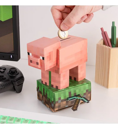Minecraft Spardose Schwein, DIY