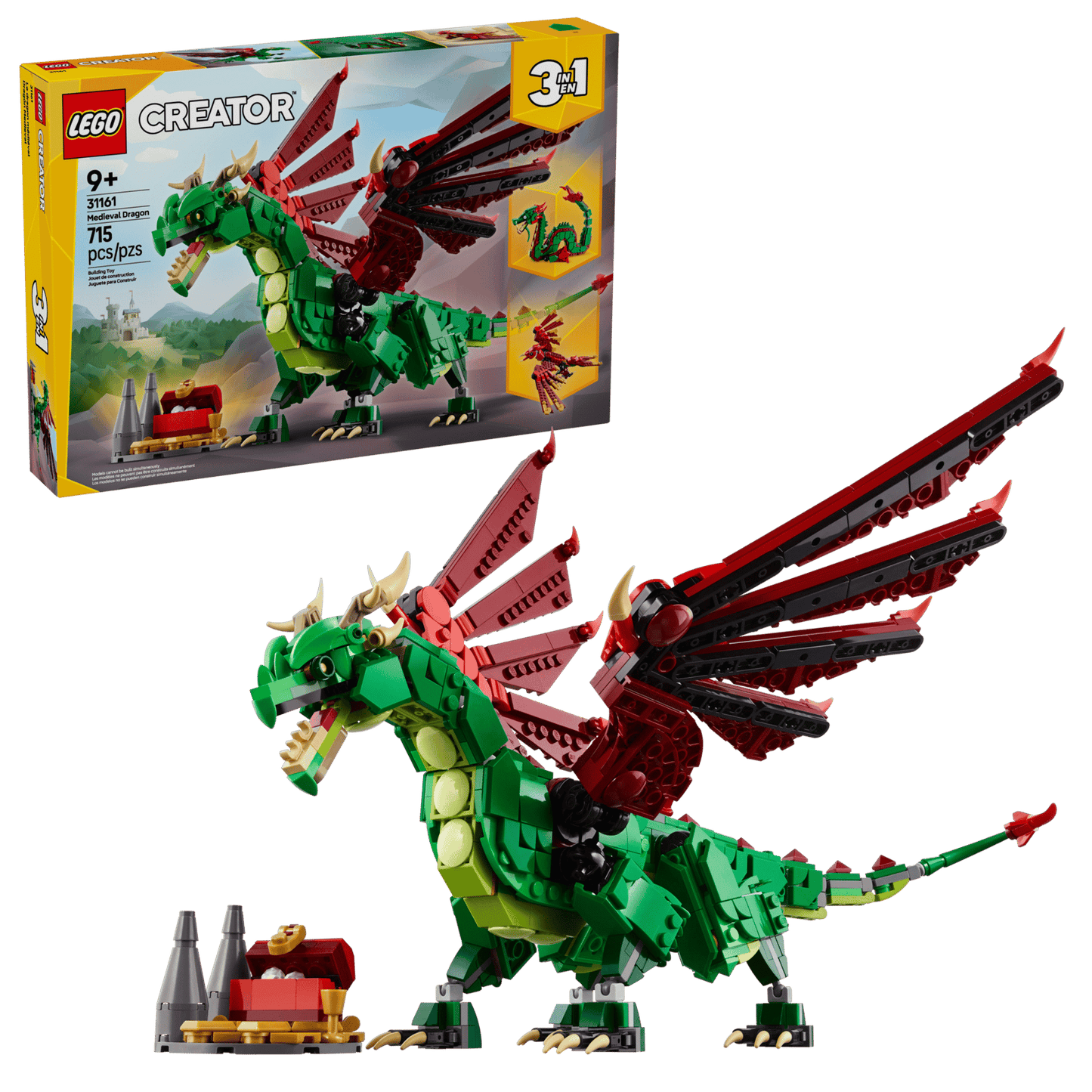 LEGO Creator 3in1 Grüner Drache