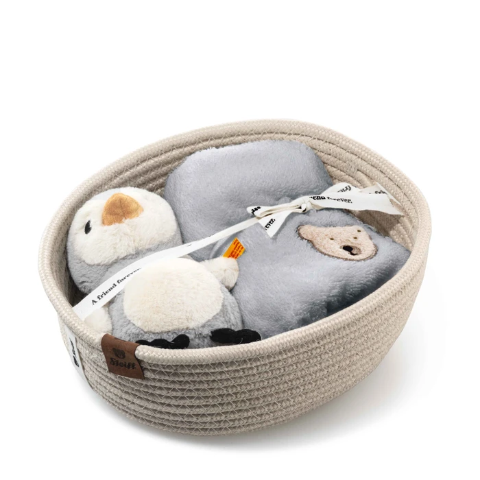 Steiff - Geschenkset Rassel und Latz