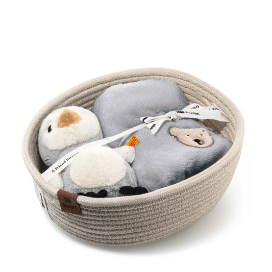 Steiff - Geschenkset Rassel und Latz