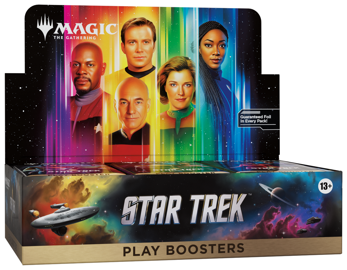 Star Trek Play-Booster Display (Abbildung englische Ausgabe)