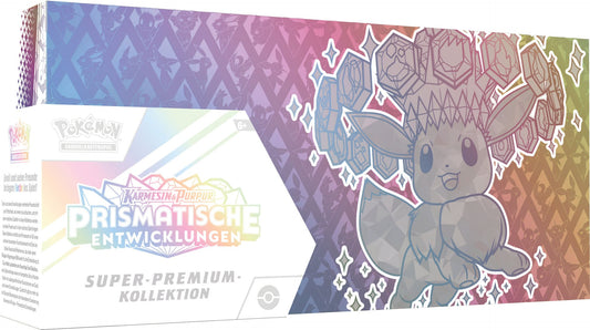 Pokémon Prismatische Entwicklungen Super-Premium-Kollektion, deutsche Ausgabe