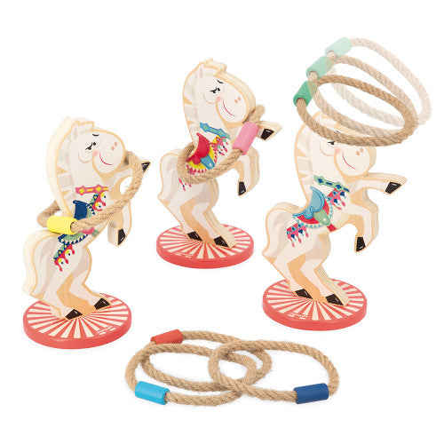 Janod Applepop Pferde-Ringspiel