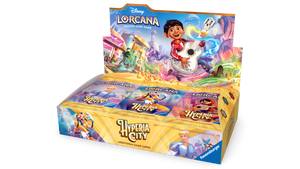 Disney Lorcana TCG Hyperia City Booster Display mit 24 Booster Packs, Englisch