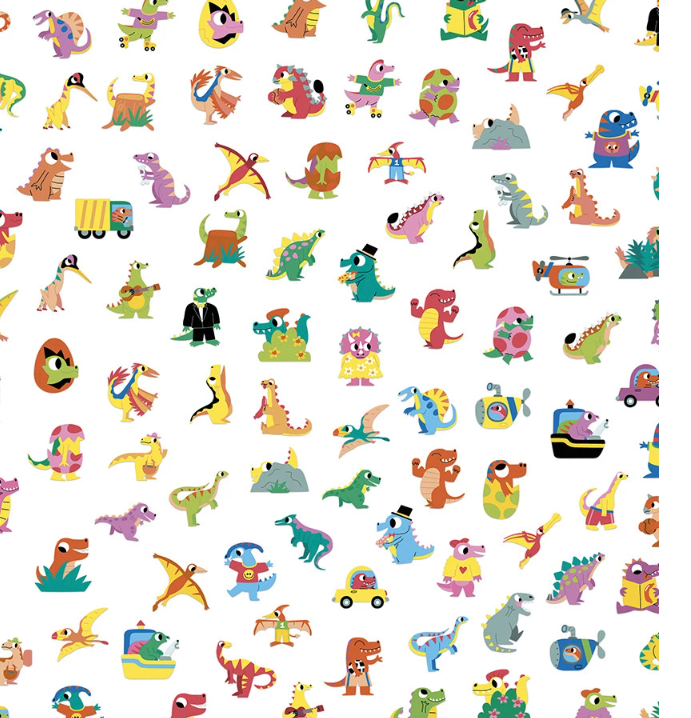 Dinosaurier Sticker 100 Stk.