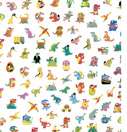 Dinosaurier Sticker 100 Stk.