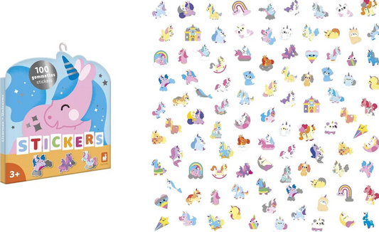 Einhorn Sticker 100 Stk.