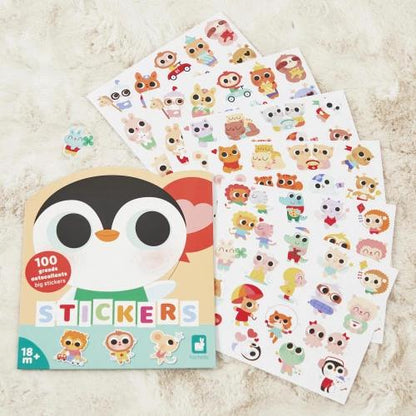 Baby Tiere Sticker 100 Stk.