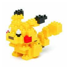 nanoblock Pokémon Pikachu, fertig gebautes Modell