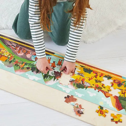 Janod Puzzle Prähistorische Zeitleiste 100 Teile (Abbildung 2)
